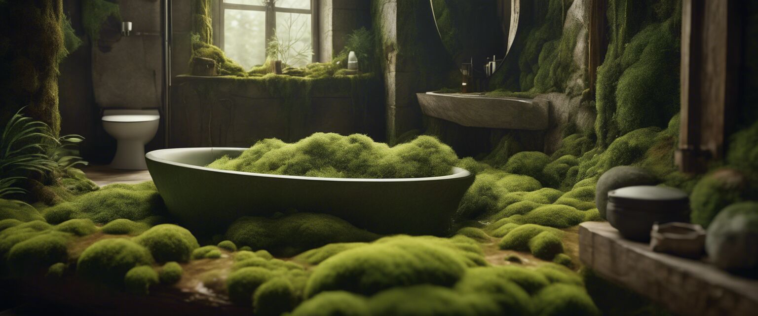 Moss bathroom decor inspiration