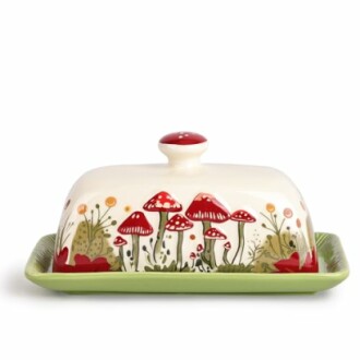 Fungi Fun Mushroom Butter Dish