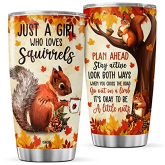 Squirrel Coffee Tumbler